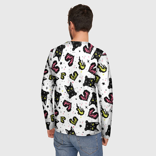 Мужской лонгслив Салем / 3D-принт – фото 4