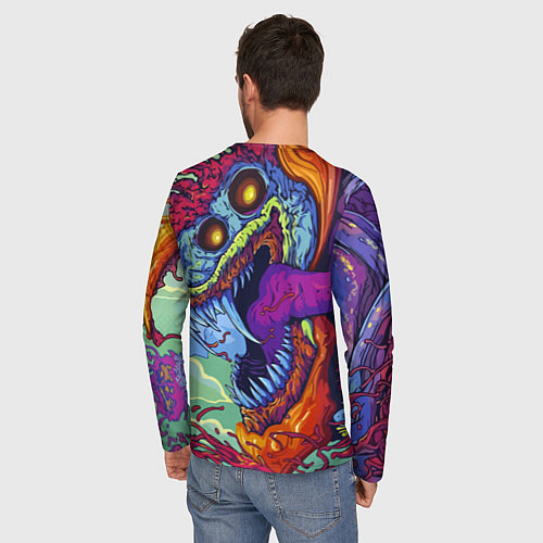 Мужской лонгслив HYPERBEAST / 3D-принт – фото 4