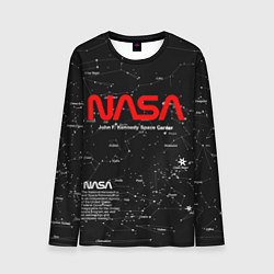 Лонгслив мужской NASA, цвет: 3D-принт