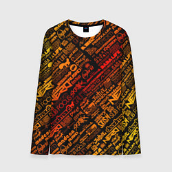 Лонгслив мужской Музыкальные бренды, цвет: 3D-принт