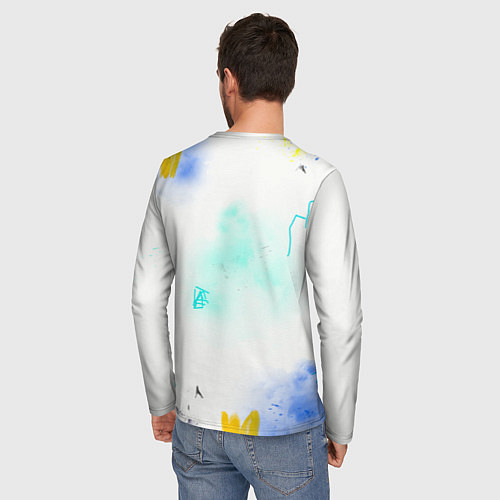 Мужской лонгслив AQUAMAN / 3D-принт – фото 4