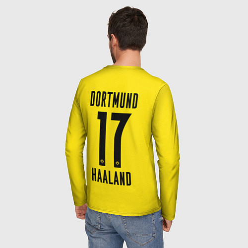 Мужской лонгслив HAALAND Borussia Dortmund / 3D-принт – фото 4