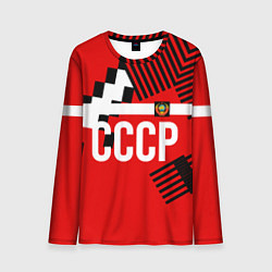 Лонгслив мужской Форма сборной по футболу 1991, цвет: 3D-принт