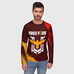 Лонгслив мужской FREE FIRE ФРИ ФАЕР, цвет: 3D-принт — фото 2
