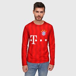 Лонгслив мужской FC Bayern Munchen, цвет: 3D-принт — фото 2