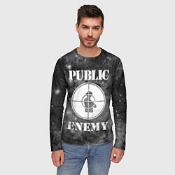 Лонгслив мужской PUBLIC ENEMY, цвет: 3D-принт — фото 2