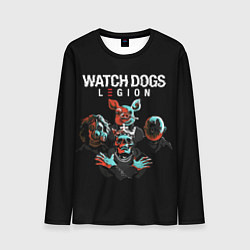 Лонгслив мужской Watch Dogs Legion, цвет: 3D-принт