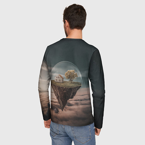 Мужской лонгслив Самоизоляция / 3D-принт – фото 4