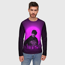 Лонгслив мужской BTS, цвет: 3D-принт — фото 2