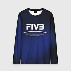 Лонгслив мужской FIVB Volleyball, цвет: 3D-принт