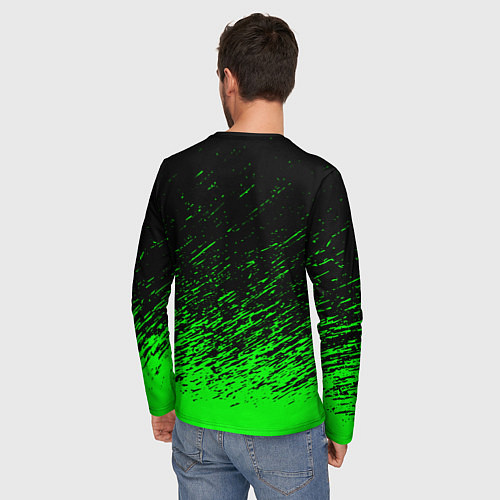 Мужской лонгслив BILLIE EILISH / 3D-принт – фото 4