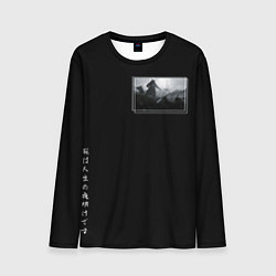 Лонгслив мужской Отвага и честь, цвет: 3D-принт