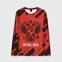 Лонгслив мужской FOOTBALL RUSSIA Футбол, цвет: 3D-принт