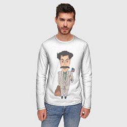 Лонгслив мужской Борат, цвет: 3D-принт — фото 2