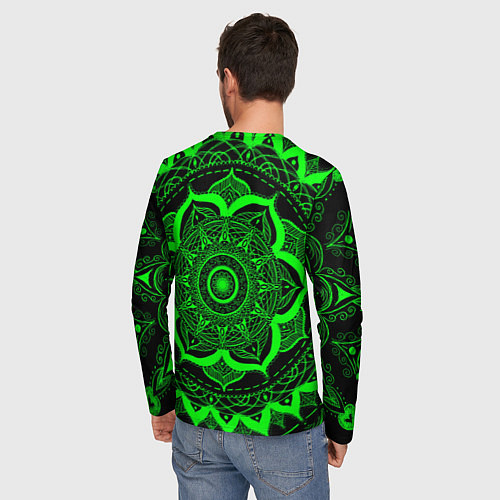 Мужской лонгслив Mandala / 3D-принт – фото 4