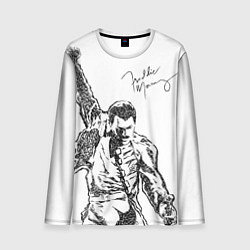 Лонгслив мужской Freddie Mercury, цвет: 3D-принт
