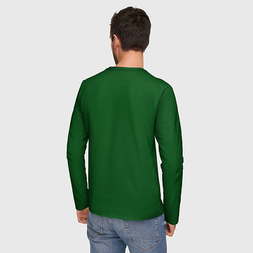 Мужской лонгслив Новый год / 3D-принт – фото 4