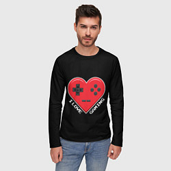 Лонгслив мужской I Love Gaming, цвет: 3D-принт — фото 2
