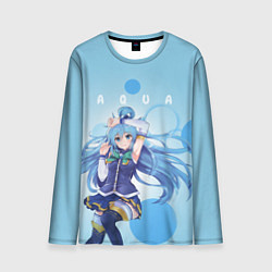 Лонгслив мужской Aqua, цвет: 3D-принт