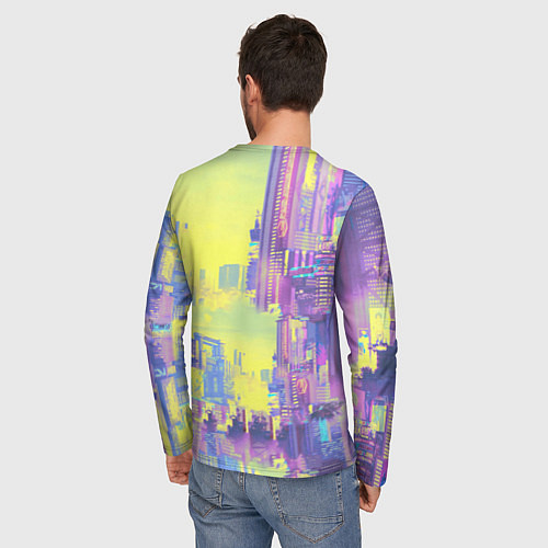 Мужской лонгслив Cyberpunk 2077 / 3D-принт – фото 4
