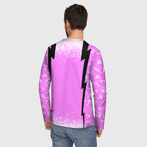 Мужской лонгслив Minecraft / 3D-принт – фото 4