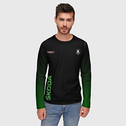 Лонгслив мужской Шкода РС Z, цвет: 3D-принт — фото 2
