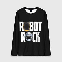 Лонгслив мужской Robot Rock, цвет: 3D-принт