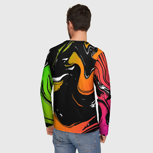 Мужской лонгслив Вульф / 3D-принт – фото 4