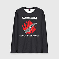 Лонгслив мужской Samurai Never Fade Away, цвет: 3D-принт
