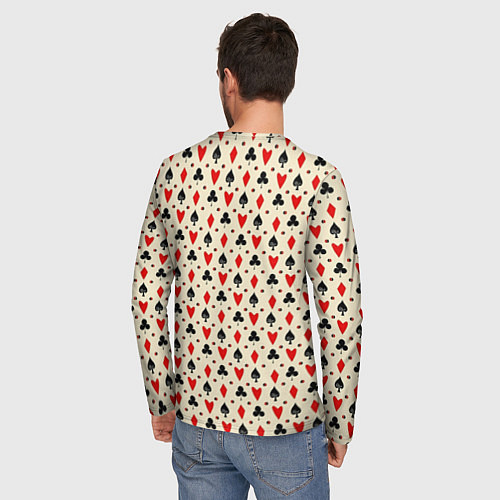 Мужской лонгслив Масти / 3D-принт – фото 4