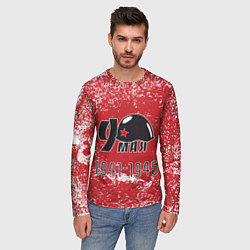 Лонгслив мужской 9 мая, цвет: 3D-принт — фото 2