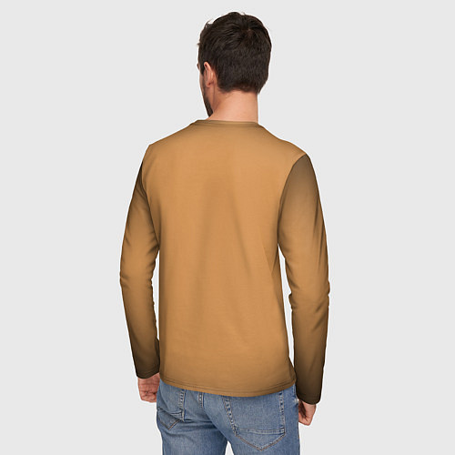 Мужской лонгслив Лисичка / 3D-принт – фото 4