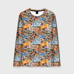 Лонгслив мужской Jazz, цвет: 3D-принт