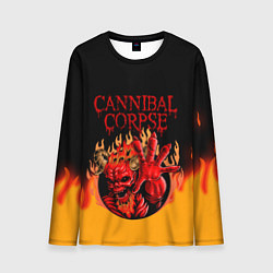 Лонгслив мужской Cannibal Corpse Труп Каннибала Z, цвет: 3D-принт