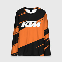 Лонгслив мужской KTM КТМ, цвет: 3D-принт