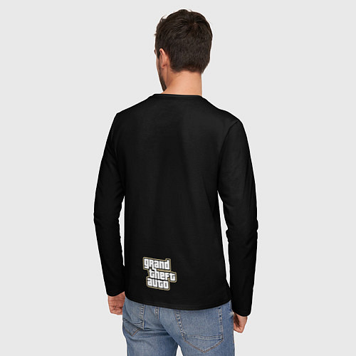 Мужской лонгслив Клод GTA 3 / 3D-принт – фото 4