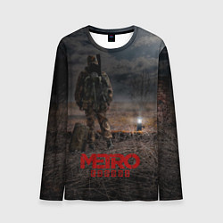 Лонгслив мужской Metro одинокий сталкер, цвет: 3D-принт