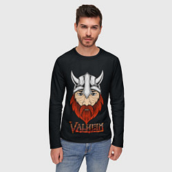 Лонгслив мужской Valheim викинг, цвет: 3D-принт — фото 2