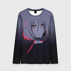 Лонгслив мужской Аниме Грустная, цвет: 3D-принт