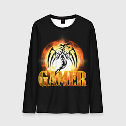 Лонгслив мужской GAMER Геймер, цвет: 3D-принт