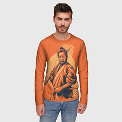 Лонгслив мужской Самурай, цвет: 3D-принт — фото 2