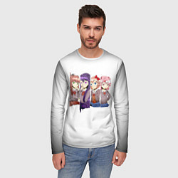 Лонгслив мужской Doki Doki Literature Club, цвет: 3D-принт — фото 2