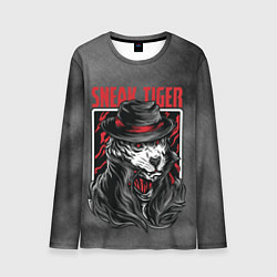 Лонгслив мужской Sneak Tiger, цвет: 3D-принт