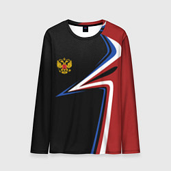 Лонгслив мужской РОССИЯ RUSSIA UNIFORM, цвет: 3D-принт