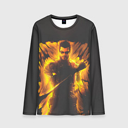 Лонгслив мужской Jensen in fire, цвет: 3D-принт