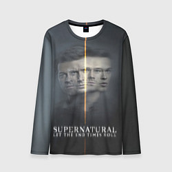 Лонгслив мужской SPN Let The End Times Roll, цвет: 3D-принт