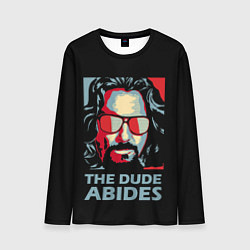 Мужской лонгслив The Dude Abides Лебовски