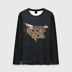 Лонгслив мужской Rock n Roll Гитара, цвет: 3D-принт