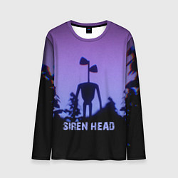 Мужской лонгслив СИРЕНОГОЛОВЫЙ ГЛИТЧ
