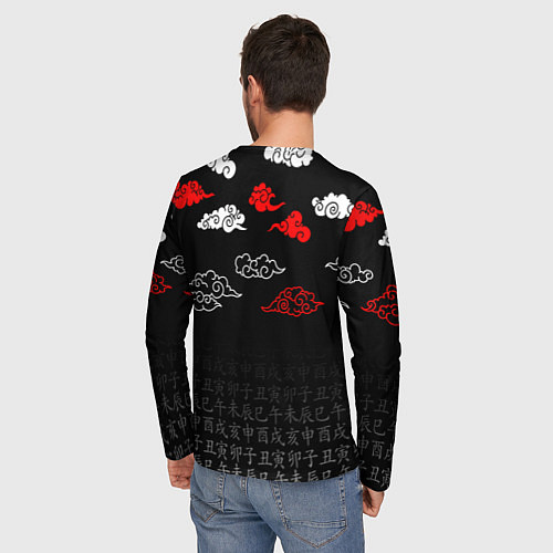 Мужской лонгслив ДОРОРО DORORO ЛОГО / 3D-принт – фото 4